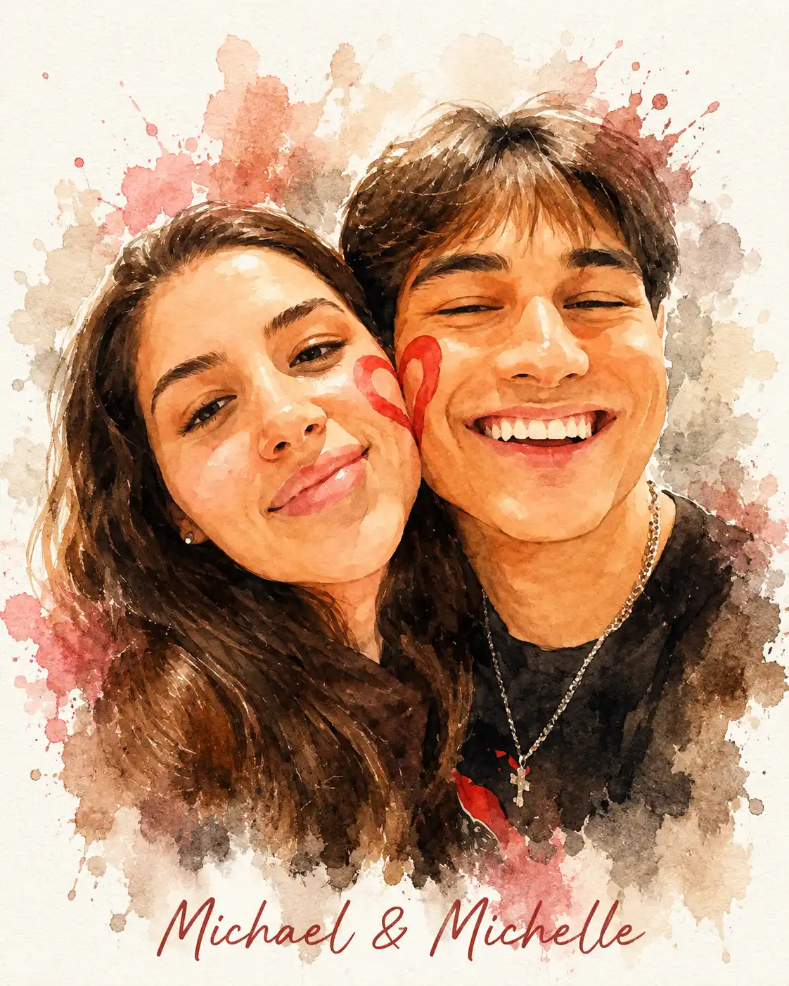 Custom Couple Portrait